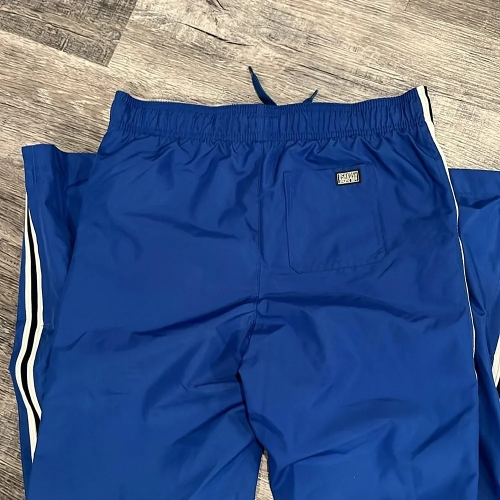 OshKosh B'gosh Boy’s Blue Joggers with White Stripes - 14